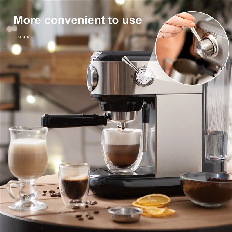 Съемный сменный паровой рычаг  – обзор и цена Breville Espresso Barista Express