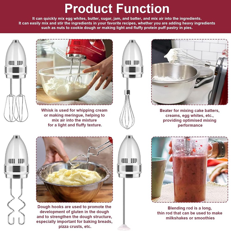 Насадки для ручного миксера, в – обзор и цена Kitchenaid Mixer Hand Mixer