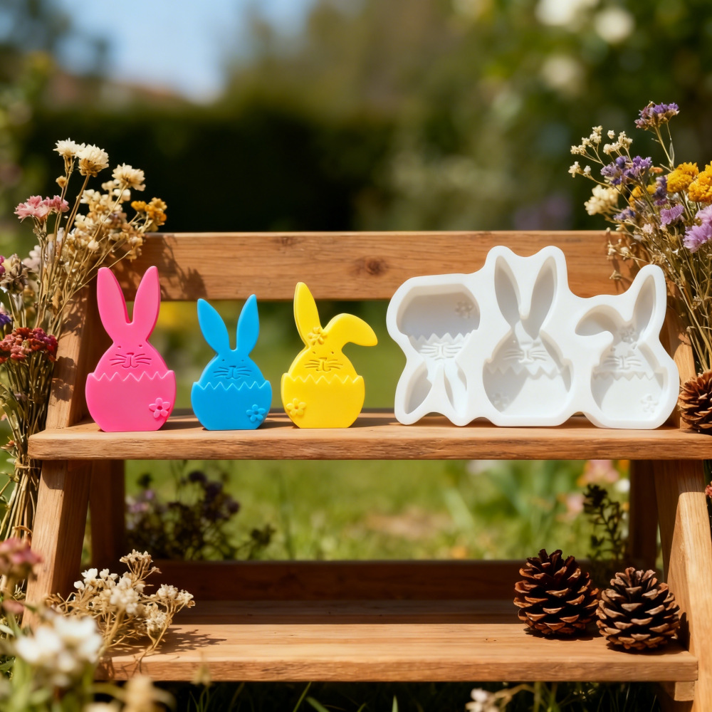 DIY пасхальное украшение смола – обзор и цена Bunny Cake Mold