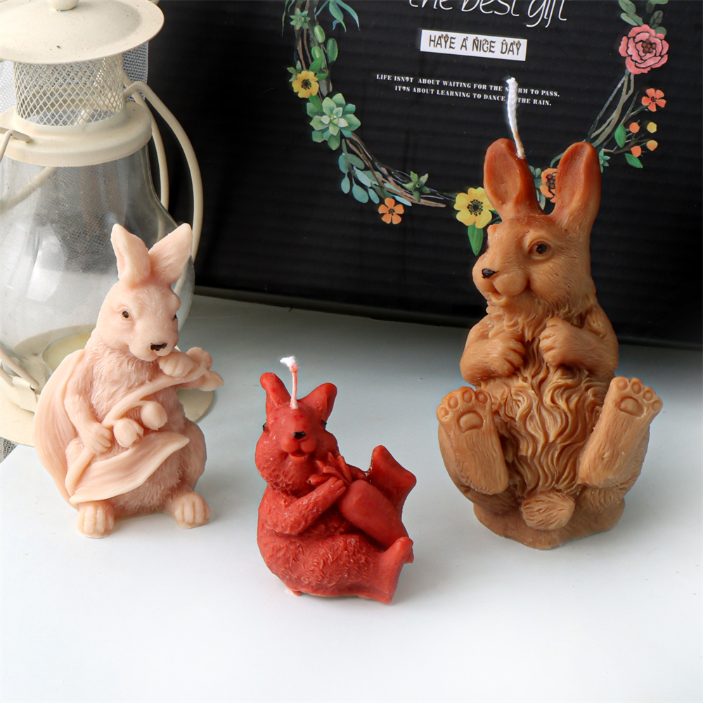 3D цветок кролик свеча силикон – обзор и цена Bunny Cake Mold